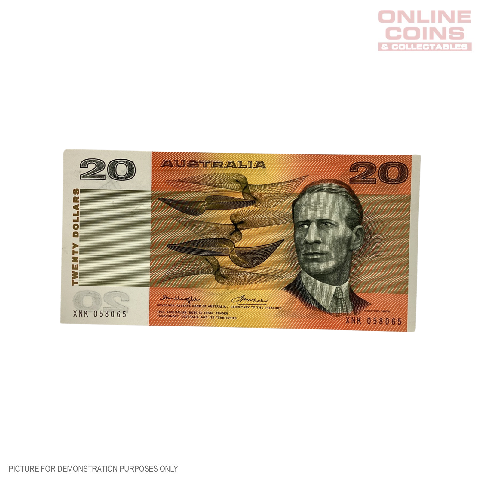 1976 Knight Wheeler Twenty Dollar Note Centre Thread Uncirculated